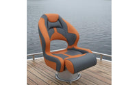 Marine Driver Seat Molded High Back Boat Seat Upholstered