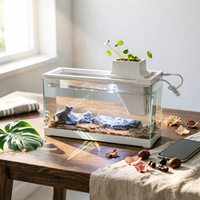 Rock Aquarium Landscape Mixed Finish Gravel Base Decoration Freshwater and Saltwater Pet Decor