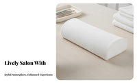 Removable and Washable Cover Semi-Circular Nail Pillow Easy to Clean Manicure Hand Rest Pillow Soft & Comfortable for Manicurists, Travel
