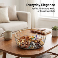Egg Holder Storage Basket for Kitchen, Fruit for Minimalist Display, with Ventilation Design