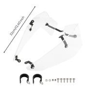 Motorcycle Lower Wind Deflector Acrylic Side Fairing Wind Deflector Weather Protection Side Fairing Aerodynamic Fin for Long-Distance Riders