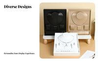 Necklace Earring Band Display Board Wear-Resistant Jewelry Set Display Tray Countertop Jewelry Presentation Tray Even Edges