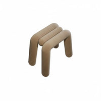 Luxury Design Upholstered Square Stool Soft Padded Seat Upholstered Cube Stool Multi-Purpose Household Furniture Comfortable for Home Decor lovers, Office Workers, Living Room, Entryway, Cloakroom, Bedroom