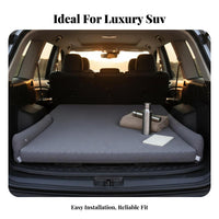 Portable SUV Trunk Mattress Easy to Inflate Inflatable Car Bed Non-Slip Bottom Car Back Seat Air Bed Comfortable for Road Trippers, Travelers, Families, Long Drives, Camping, Outdoor
