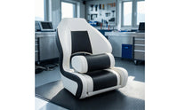Boat Bucket Seat with Armrest Padded Mariner Boat Seat with Armrest Upholstered Chair for Captains