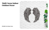 3D Angel Appendages Wall Decoration Balanced Feathered Angel Appendages Wall Decor
