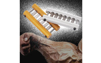 Knurled Handle Adjustable Hand Gripper Ergonomic Design Aluminum Alloy Hand Strengthener Portable for Musicians, Gym, Office, Rehabilitation