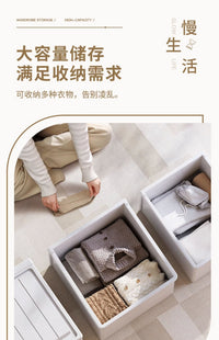 抽屉式收纳箱家用衣服放衣柜收纳盒整理盒衣物储物加厚透明塑料柜 13L:进深36*宽25.7*高13.2 透明1个【可视直观，找物方便】