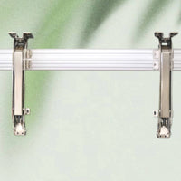 Sliding Door Hardware Kit Space-Saving Sliding Door Hardware with Rail Adjustable for Builders, Wardrobes, Cabinets, Home Renovations