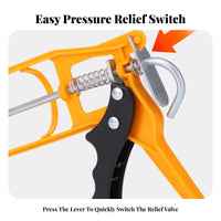 Caulking Easy Function Silicone Hand Pressure Grouting Tool Labor-Saving Grouting Tool Anti-Leak for Bathroom, Kitchen