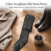Women's Thermal Fleece-Lined Tights with Footed Design, Warm and Slimming Leggings for Autumn/Winter