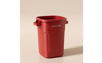 Tall Kitchen Bin with Handles Plastic Rectangular Wastebasket Slim Garbage Container Lightweight for Utility Room