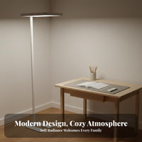 Full Color Range Floor Lamp Flicker Full Color Range Study Lamp High Color Rendering Upright Piano Light for Children, Students, Classroom, Bedroom