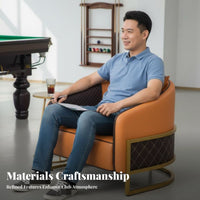 Comfortable High spinerest Billiards Viewing Sofa Wear-Resistant Upholstery Billiards Viewing Armchair Sturdy Metal Frame viewer Seat long-lasting Construction for Billiard Participants, Club Owners, Game aficionados, Sports Bar, Home Theater
