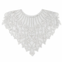 Sequin Applique with Beads Beaded Ornamental Applique Decorative for Dresses