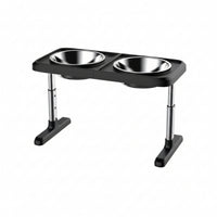 Elevated Dog Bowl Dishwasher Dog Bowl with Stand Foldable Raised Feeding Station for Young Dogs