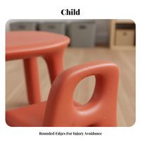 kids' Chair Easy to Clean Young Child Backrest Stool Material Preschool Activity Chair for Young Children, Boys, Daycare, Playroom, Snack Time