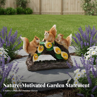 Solar Squirrel Lamp Glow Source Lights Squirrel Solar Lamp Outdoor Decoration Automatic On/deactivate Decorative for Lawn