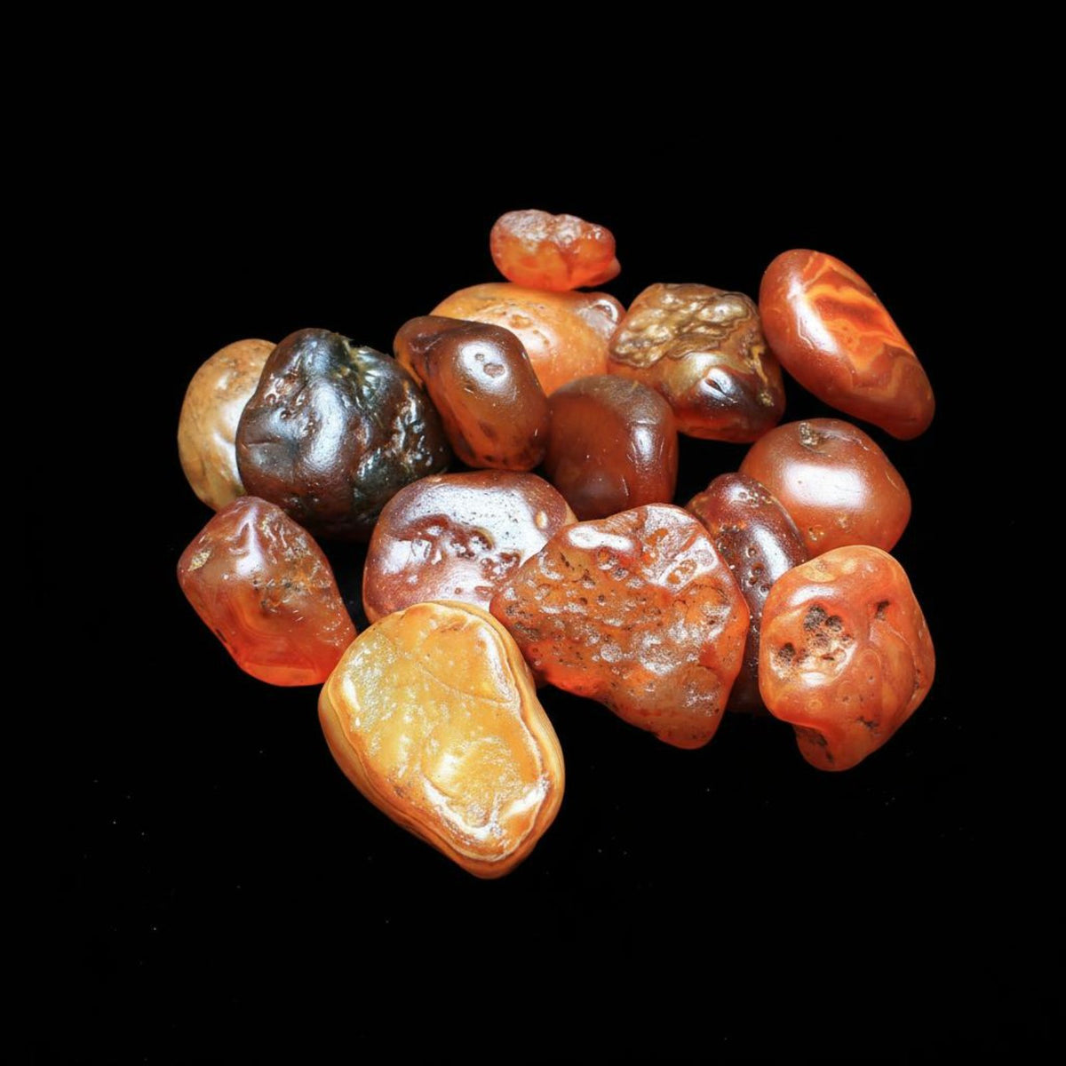 Garnet Chalcedony Raw Crystal for Display and Decor