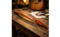 Electric Guitar Neck Replacement Neck Glossy Maple Fingerboard Necks 9.5 Inch Curvature for Guitarists