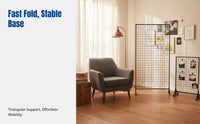 Foldable Mesh Display Stand, Metal Frame, Movable Rack for Art, Calligraphy, Kindergarten, Photography, Outdoor