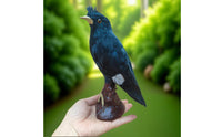 Songbird Figurine Feathered Bird Figurine with Feathers Handmade Artificial Bird for Photographers, Teachers
