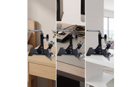 Percussion Cowbell Pedal Mount Holder Adjustable Training Pad Stand with Mounting Arms Portable Hardware for Beginners