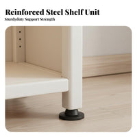 Space-Saving Design Slim Shelving Single Unit Sturdy Construction Bookshelf High Load-Bearing Capacity Bookcase Rust-Proof for Apartment Dwellers, Students, Families, Small Areas, Living Room, Bedroom, Hallway
