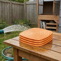 4 Pieces Washable Chicken Nesting Pad Reusable Hen Nesting Pad Perforated Grooved