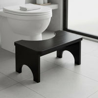 Bamboo Toilet Stool Moisture-Resistant Bathroom Poop Stool Toilet Footrest Strong Load-Bearing Space-Saving