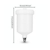Threaded Spray Cup Rigid Paint Cup Easy to Install Spray Container Lightweight for Refinishing