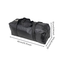 Storage Duffel Bag Black Oxford Storage Bag Heavy-Duty Luggage Item