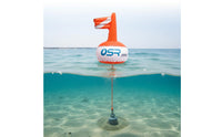 Spearfishing Buoy High Visibility PVC Buoy with Rope Heavy Duty for Spearfishers