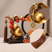 Tabletop Sand Art Ornament Layered Gourd Sand Art Display 3D Landscape for Entryway, Office Desk