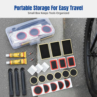 Bike Repair Kit, Patch Tool Set, Cold Patch, Portable Glue for Maintenance