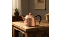 Copper Teapot Vintage Tea Pot Rustic for Collectors