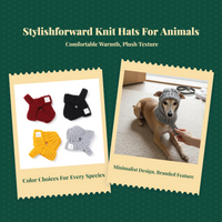 Dog Accessories, Knit Hat, Small Dogs, Winter, Party