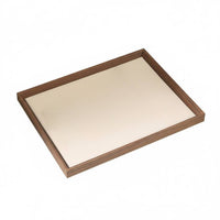 Walnut Display Tray Minimalist Design Wooden Jewelry Tray Handmade Household Storage for Shop Owners, Boutique, Craft Fair