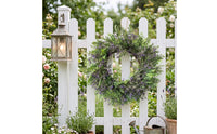 Artificial Wreath with Lavender Authentic Faux Lavender Wreath for Party