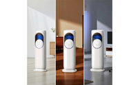 3-in-1 Evaporative Cooler with Heater Vertical Fan with Mist Humidifier Space-Saving Cooling and Heating Fan Portable for Renters, Students, Bedroom, Living Room, Home Office