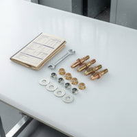 Metal Door Hinge Pin and Bushing Repair Kit Sturdy Door Hinge Pin and Bushing Kit Long-Lasting Hardware Easy to Install for Garage
