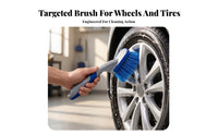 Dense Bristles Wheel Cleaning Brush Sturdy Rim Cleaning Brush Flexible Car Care Easy to Clean