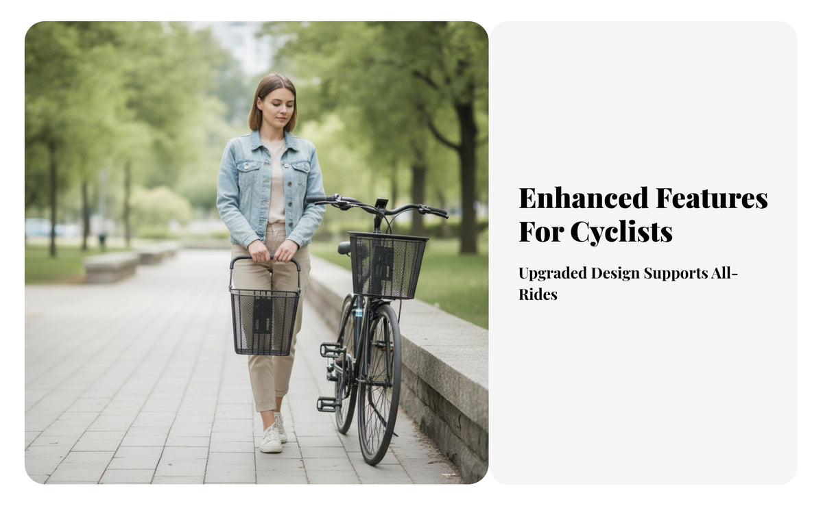 Quick Install Metal Wire Bike Basket Rounded Rim Wire Mesh Basket Black Toolno-Tool Assembly