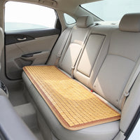 Rear Seat Cushion Cooling Rear Seat Mat with Bamboo Slats Ventilated for Summer Travel