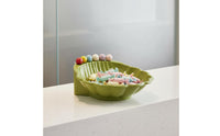 Light Luxury Square Fruit Plate Easy to Clean Fruit Serving Tray Multifunctional Tableware Stackable for Home