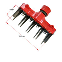 Gearbox Weeding Wheel High Efficiency Weeding Head Fast Soil Clearing Agricultural Implement for Greenhouse Growers, Farmers