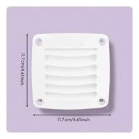 ABS Plastic Ventilation Grille Long-Lasting Marine Boat Air Vent Easy to Install Marine Ventilation Louver Waterproof for Yacht, Cabinet