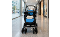 Universal Fit Stroller Bumper Bar Soft Grip Stroller Armrest Bar Adjustable Angle Baby Gear