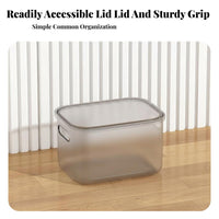 Clear Lidded container Transparent structure Storage Container adaptable for Homeowners