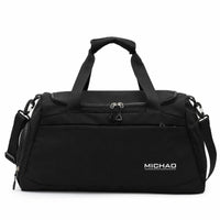 Airplane Friendly Travel Duffel Bag Versatile Duffel Bag with Trolley Sleeve Water Resistant Multiple Pockets for Commuters, Students, Carry-on, Gym